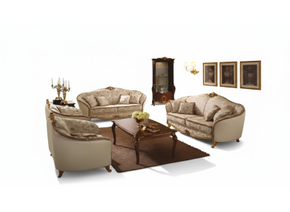 Classe de luxe 3+1+1 ensemble de canapé en meubles italiens Divan Canapé neuf