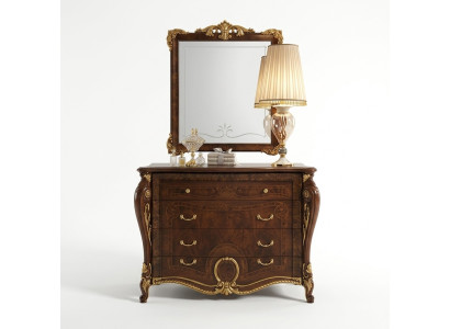 XXL Commode Buffet Buffet Étagère Armoire Art Nouveau Réel