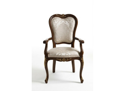 Classique 1 chaise Designer Mobilier de salle à manger italien en bois Baroque