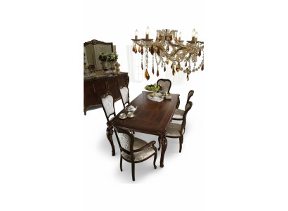 Classique 4 chaises Chaises de designer Ensemble en bois Salle à manger italienne