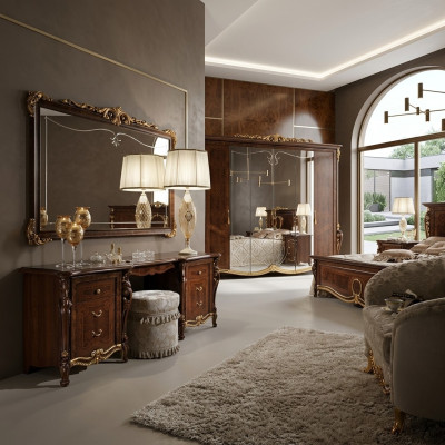 Table de toilette de classe de luxe commode de chambre Mobilier italien