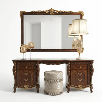 Table de toilette de classe de luxe commode de chambre Mobilier italien