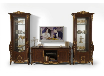 Unité murale classique Vitrine Commode Armoire Buffet Baroque Rococo