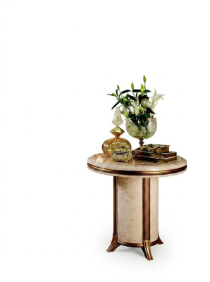 Table d'appoint Table ronde Table basse royale Meuble de designer Baroque