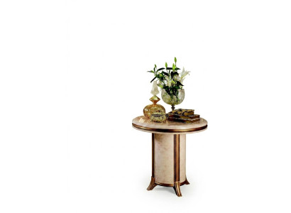 Table d'appoint Table ronde Table basse royale Meuble de designer Baroque