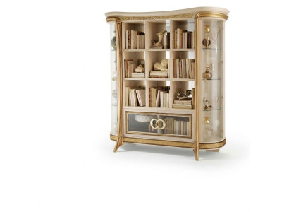 Étagère Armoire Vitrine XXL Meuble Design de Luxe Baroque Rococo