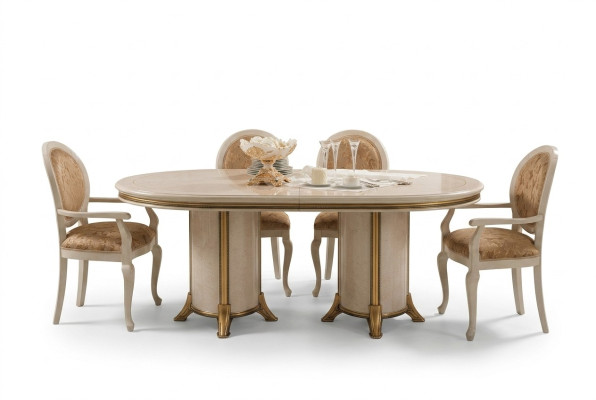 Table à manger Table Salle à manger Tables Table en bois Style Art Nouveau antique 200/250/300cm