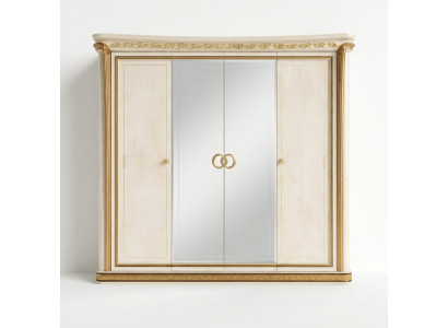 Armoire 4 portes antique Baroque Rococo Art Nouveau Mobilier Chambre