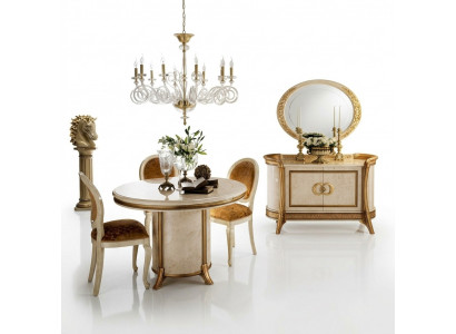 arredoclassic™ Commode Miroir Bahut XXL Buffet Bas Buffet en bois