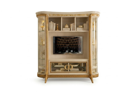 Armoire meuble de médias baroque rococo art nouveau meuble ancien design.