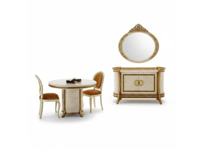Table de salle à manger, table ronde, table design, baroque, rococo, classique, art nouveau, antique.