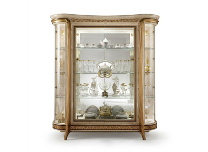 Vitrine Armoire Vitrée Armoire en Verre Meuble Design Baroque Rococo Art Déco Art Nouveau