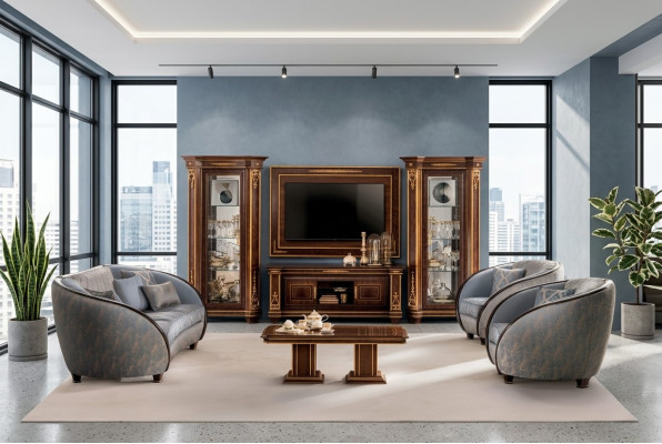 Luxury Class 3+1+1 Canapé italien de meubles Sofa nouveau Set de canapés arredoclassic™