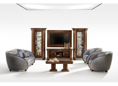 Ensemble de canapés de luxe de classe 3+2 Canapé en cuir italien Arredoclassic™ nouveau