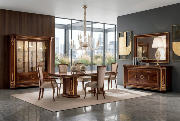 Meubles Table Salon nouveau Bois Salle à manger Baroque Rococo Classique