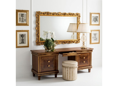 Coiffeuse Table Chambre Miroir Jeune Style antique Suite Bois