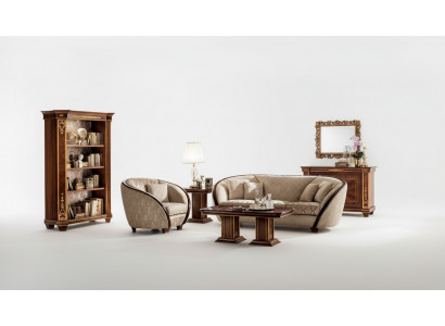 Canapé classique 1 place Fauteuil TV Art Nouveau Baroque Rococo Sofa