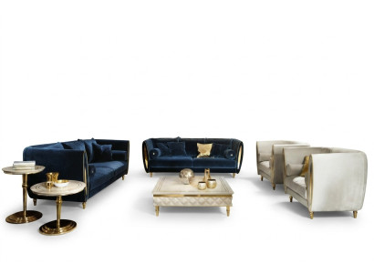 Classe de luxe 3+2 Ensemble de canapé italien Canapé neuf