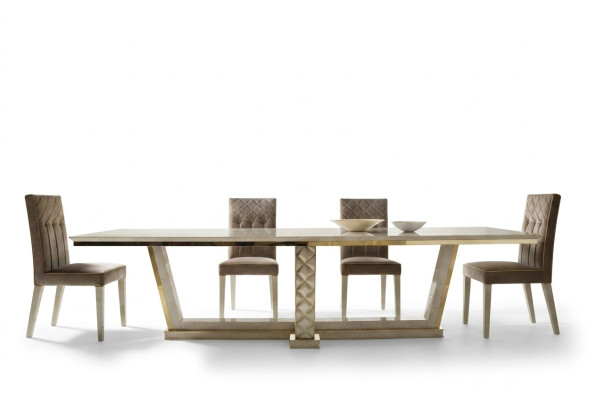 Table à manger + 8 chaises Table de salle à manger Rococo Baroque Art Nouveau luxe royal