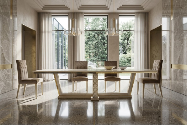 Salle à manger + 6 chaises + commode Miroir 2x Vitrine Table à manger 11 pièces. Ensemble suite
