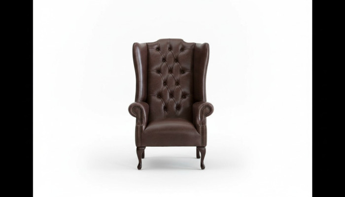 Chesterfield fauteuil à oreilles canapés tapissés fauteuil classique de classe premium #130