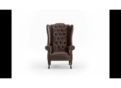Chesterfield fauteuil à oreilles canapés tapissés fauteuil classique de classe premium #130