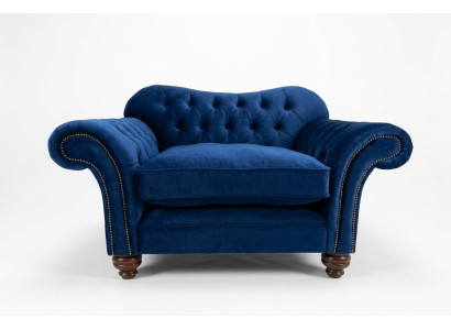 Fauteuil design Chesterfield canapé fauteuil rembourré luxe textile canapés 1 place #132