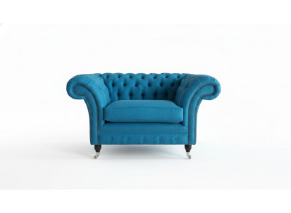 Canapé Design Chesterfield Fauteuil Sofa Tissu Coussin Canapés Sièges Fauteuil Oreilles