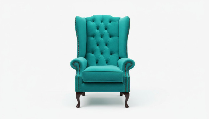 Chesterfield fauteuil à oreilles Canapés rembourrés Fauteuil classique de classe supérieure #201