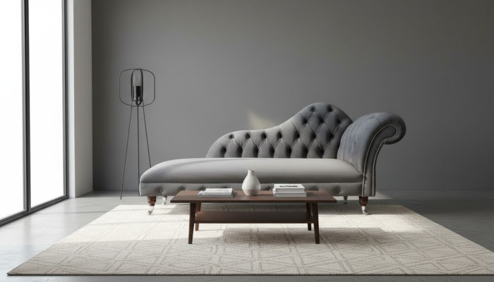 Chaise longue tabouret siège chaise longue baroque rococo art nouveau club classique nouveau