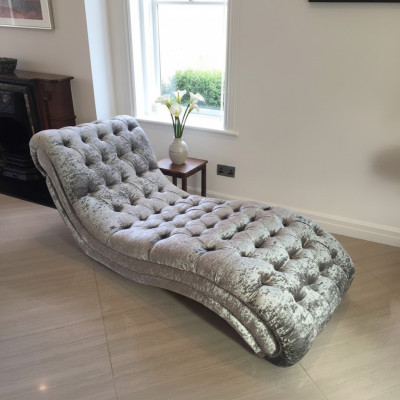 Canapé Chesterfield Chaise Longue Canapé Long Club Relax Décoratif Longues en Cuir