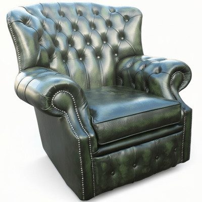 Fauteuil Chesterfield en velours 1 place, design en cuir, tissu d'ameublement pour télévision, neuf.