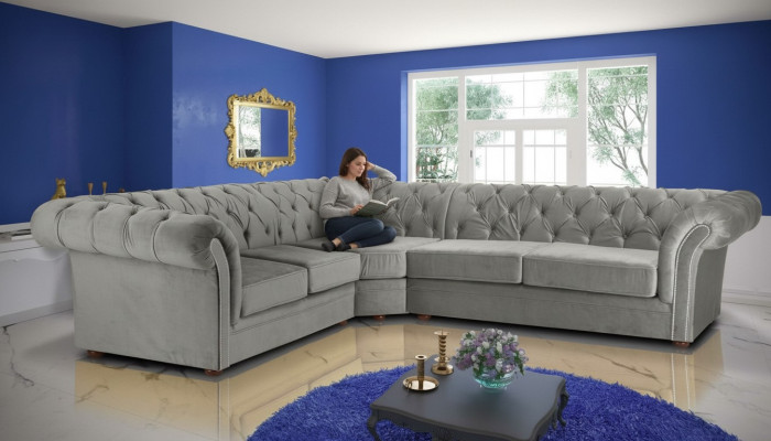 245x308 cm Canapé Rembourrage Chesterfield Canapé Canapés Fauteuils Canapé sur mesure