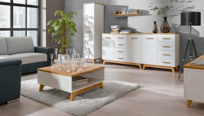 Set de salon Table d'appoint Meuble TV Commode Table Commodes Mural