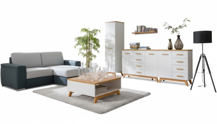 Set de salon Table d'appoint Meuble TV Commode Table Commodes Mural