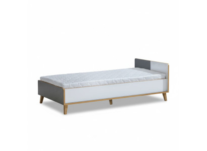 Cadre de lit pour chambre de jeunes, collection chambre d'enfant, lits en bois modernes, neuf.