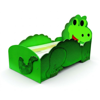 Lit Dino Big avec matelas Lit pour enfants Chambre d'enfant Chambre d'enfant Lits