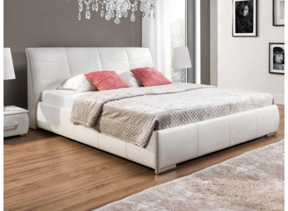 Lit rembourré Lits Lit Rembourrage Cuir Textile Designer Hotel Double Luxe