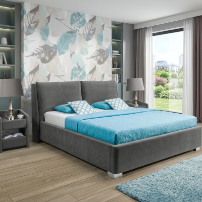 Design Bed Bedroom Beds Textile Leather Hotel Luxury Upholstery Marriage Double Conception Lit Chambre Lits Textile Cuir Hôtel Luxe Rembourrage Mariage Double