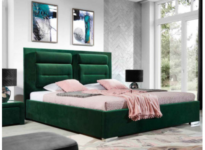 Lit de designer Chambre Lits Textile Cuir Hôtel de luxe Rembourrage Velours