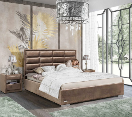 Designer-Liege Schlafzimmer Betten Textil Leder Hotel Luxus Samt Polsterung