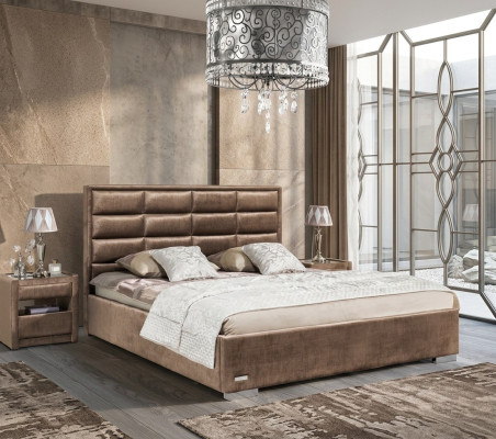 Designer-Liege Schlafzimmer Betten Textil Leder Hotel Luxus Samt Polsterung