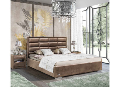 Designer-Liege Schlafzimmer Betten Textil Leder Hotel Luxus Samt Polsterung