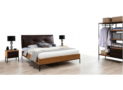 Bois de lit grenier Lits designer Tapissés Cuir Textile Tissu Hôtel 140 160 180 x 200