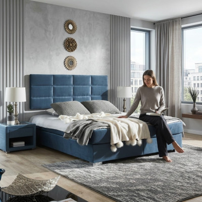 Chambre lit Cadre de lit Hôtel Chesterfield Luxe Lits Boxspring Lit