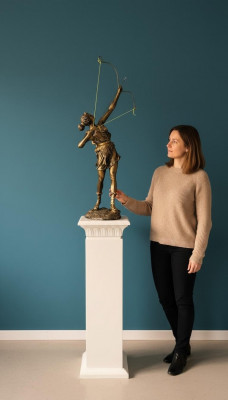 Déesse Diana Arc Flèche XXL Statue Sculpture Figure Design Statues Décoration