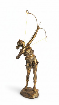 Déesse Diana Arc Flèche XXL Statue Sculpture Figure Design Statues Décoration