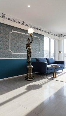 Lampe de sol lampe lumineuse de grande statue XXL Designer 227 cm