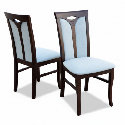 Ensemble de 4 chaises Chesterfield en cuir pour salle à manger