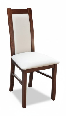 Ensemble de 6 chaises avec revêtement en cuir pour salle à manger